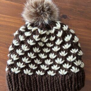 New Hand Made Lotus Flower Beanie/Hat